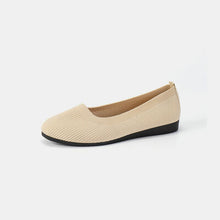 Load image into Gallery viewer, Round Toe Knit Ballet Flats