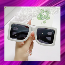 Load image into Gallery viewer, Sunglasses Women's Large Frame Sun Shading Sunglasses - White S1095