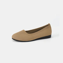 Load image into Gallery viewer, Round Toe Knit Ballet Flats