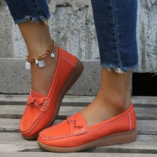 Load image into Gallery viewer, Weave Wedge Heeled Loafers