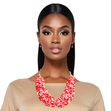 Load image into Gallery viewer, 34 Strand Red Bead Set