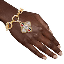 Load image into Gallery viewer, Striped Blossoms: Luxury Bracelet