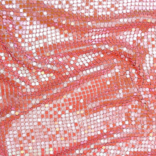 Load image into Gallery viewer, Halter Top Dark Pink Metal Mesh for Women
