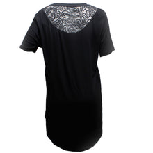 Load image into Gallery viewer, Short Sleeve T-Shirt Black Bling Hearts for Women