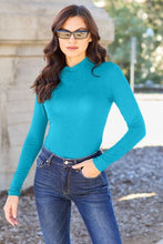 Load image into Gallery viewer, Basic Bae Full Size Mock Neck Long Sleeve Bodysuit