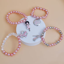 Load image into Gallery viewer, Light Pink Pearl Cancer Bracelets
