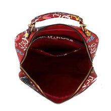 Load image into Gallery viewer, Red Graffiti Trolley Sleeve Backpack