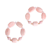Load image into Gallery viewer, Light Pink Marbled Bead Bracelets