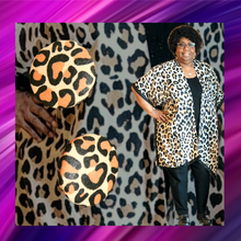 Load image into Gallery viewer, Animal Print Kimono & Matching Animal Print Earrings 2 PC. Set