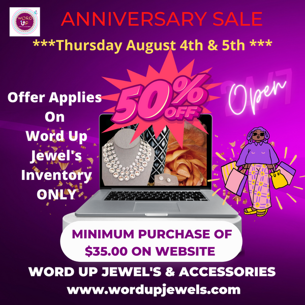 Let's Celebrate!!! Anniversary SALE 50% OFF