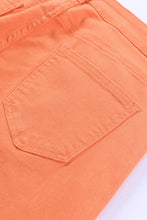 Load image into Gallery viewer, Orange Acid Wash High Waist Wide Leg Jeans
