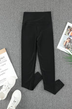 Load image into Gallery viewer, Black High Rise Tight Leggings with Waist Cincher
