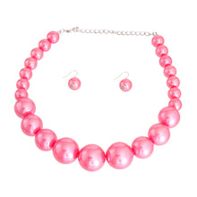 Load image into Gallery viewer, Pink Graduated Bubble Gum Pearls
