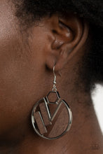 Load image into Gallery viewer, Petrified Posh Brown Wood Earrings - E0404
