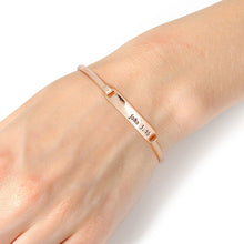 Load image into Gallery viewer, John 3:16 Gold Hook Bangle
