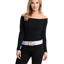 Load image into Gallery viewer, Lavish Lavender Belt - Lavender and Gold
