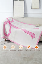 Load image into Gallery viewer, Pink Bow Printed Cozy Soft Throw Blanket
