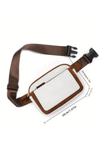 Load image into Gallery viewer, White Adjustable Strap Mini PU Leather Crossbody Bag

