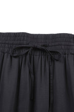 Load image into Gallery viewer, Brown Drawstring Elastic Waist Casual Wide Leg Pants
