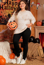 Load image into Gallery viewer, Apricot Plus Size Western Aztec Print Loose Sweater
