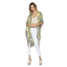 Load image into Gallery viewer, Sage Green Tile Print Kimono
