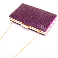 Load image into Gallery viewer, Purple Shimmering Evening Clutch Bag | 514352
