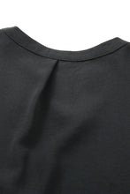 Load image into Gallery viewer, Black Ruffled Sleeve Shift Dress
