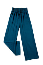 Load image into Gallery viewer, Brown Drawstring Elastic Waist Casual Wide Leg Pants
