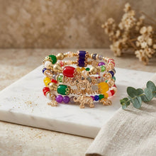Load image into Gallery viewer, Multi Color Bead Elephant Bracelets
