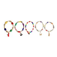 Load image into Gallery viewer, Rainbow Fashion Charm Bracelets
