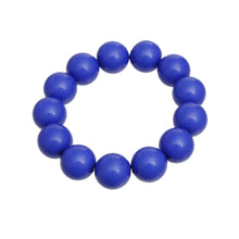 Load image into Gallery viewer, Bracelet Royal Blue Ball Bead Stretch for Women
