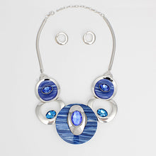 Load image into Gallery viewer, Blue Swirl Circular Set
