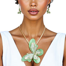 Load image into Gallery viewer, Pendant Green Butterfly 3D Necklace for Women
