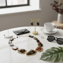 Load image into Gallery viewer, Collar Wild Marbled Leopard Artful Necklace Women
