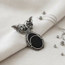 Load image into Gallery viewer, Brooch Antique Butterfly Oval Picture Frame Pin
