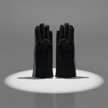 Load image into Gallery viewer, Blue Navy Cross Wavy Touchscreen Winter Gloves
