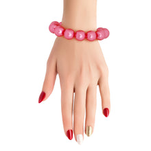 Load image into Gallery viewer, Pink Bubble Gum Pearl Bracelet
