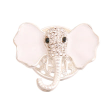 Load image into Gallery viewer, Silver Elephant Magnetic Pin
