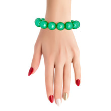 Load image into Gallery viewer, Green Bubble Gum Pearl Bracelet
