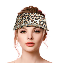 Load image into Gallery viewer, Wild Leopard Visor Hat
