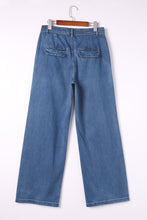 Load image into Gallery viewer, Blue Slouchy Wide Leg Jeans
