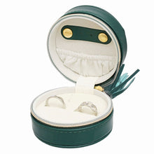 Load image into Gallery viewer, Green Travel Round Jewelry Box Organizer for Women
