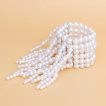 Load image into Gallery viewer, Bracelet White Pearl Fringe Stretchy for Women
