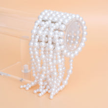 Load image into Gallery viewer, Bracelet White Pearl Fringe Stretchy for Women
