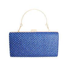 Load image into Gallery viewer, Clutch Hard Case Royal Blue Bag for Women
