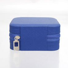 Load image into Gallery viewer, Blue Travel Square Jewelry Box Organizer for Women
