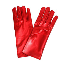 Load image into Gallery viewer, Red Metallic Formal Short Gloves DST for Women
