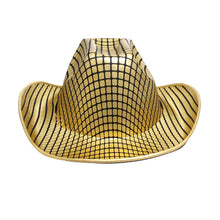 Load image into Gallery viewer, Cowboy Hat Gold This Ain&#39;t Texas Fashion Hat
