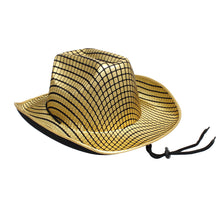 Load image into Gallery viewer, Cowboy Hat Gold This Ain&#39;t Texas Fashion Hat
