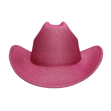 Load image into Gallery viewer, Cowboy Hat Fuchsia Glittery Rodeo Style for Women
